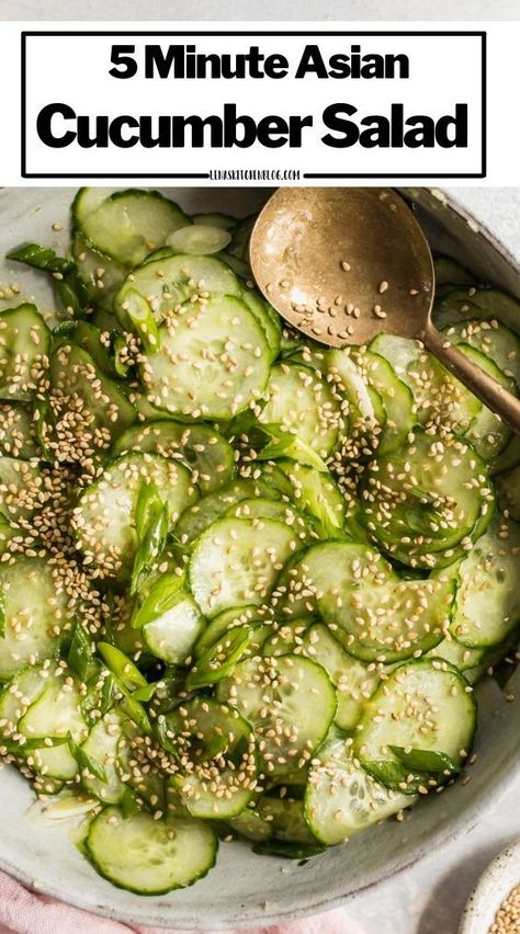 Ginger Rice, Asian Cucumber Salad, Gluten Free Sides Dishes, Simply Quinoa, Best Fat Burning Foods, Easy Asian, Cucumber Recipes Salad, Clean Eating Meal Plan, Cucumber Salad