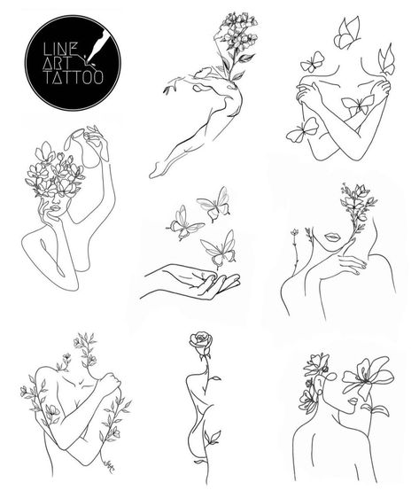 Line Art Drawings Black Woman, Fine Line Tattoo Body Outline, Outline Of A Woman Tattoo, Women Hugging Herself Tattoo, Woman Outline Tattoo, Female Form Tattoo, Female Silhouette Tattoo, Fineline Tattoos For Women, Empowering Tattoos