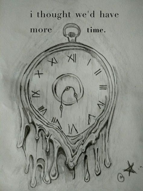 I do not reserve the right to the image nor the poetry here. Although I do not know who the rightful owners are. Melting Clock Art, Dripping Clock Tattoo, Surreal Art Drawing Pencil, Clock Drawing Sketches, Melting Drawing Ideas, Melting Clock Drawing, Surreal Sketch, Odyssey Art, Watch Sketch