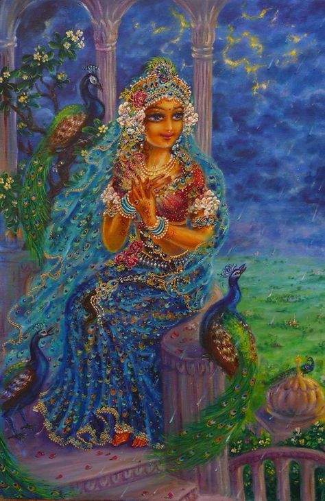 Goloka Vrindavan, Krsna Art, Lord Krishna Sketch, Srimati Radharani, Radha Radha, Peacock Garden, Krishna Consciousness, Radha Krishna Wallpaper, Sri Krishna