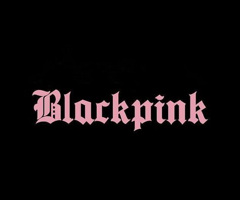 Blackpink Graphic Design, Blackpink Signature, Blackpink Logo, Victoria Secret Wallpaper, Music Poster Ideas, Blink Book, Aesthetic Letters, Pop Posters, Blackpink Poster