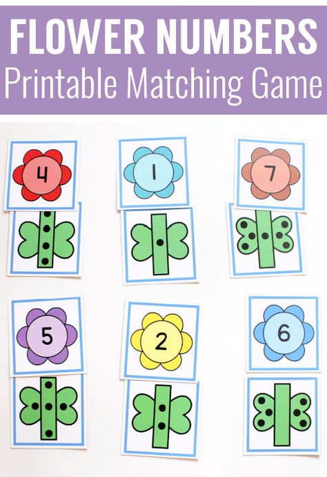 Number Games Preschool, Letter Matching Preschool, Spring Worksheets Preschool, Flower Math, Plant Lessons, Preschool Math Games, Preschool Garden, Preschool Stem, Preschool Planning