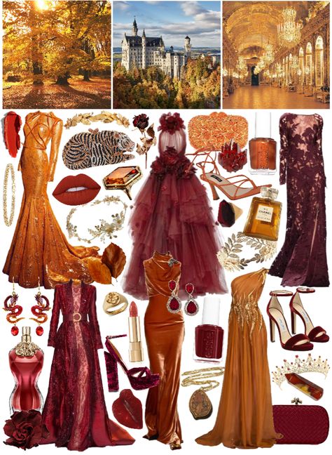 Autumn Court Fae, Autumn Court Aesthetic Dress, Fall Court Aesthetic, Autumn Court Fashion, Autumn Court Dress, Autumn Court Aesthetic, Autumn Court Acotar, Acotar Fashion, Acotar Wedding