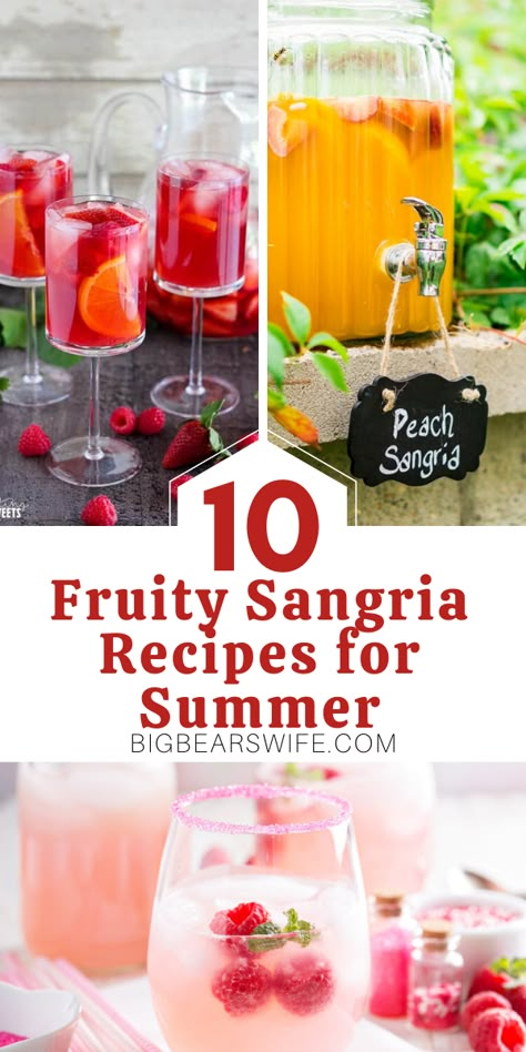 Bulk Sangria Recipe, Sangria Mixed Drinks, White Sangria Recipe Moscato, Not Sweet Sangria Recipes, Sangria For Party, Sangria Wine Recipe, Red Wine Sangria Easy Summer, Quick And Easy Sangria Recipes, Red Sangria Recipes Summer