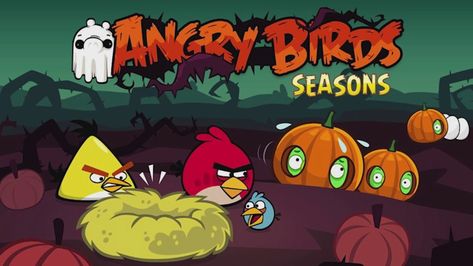 Angry Birds Seasons, Mobile App Games, Childhood Games, Funny Birds, Game Characters, Angry Birds, Ben 10, Halloween Wallpaper, Classic Games