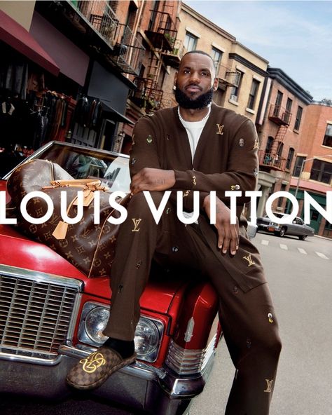 LeBron James Stars in Louis Vuitton Spring 2024 Ad Campaign Vibe Tribe, Louis Vuitton Collection, Prada Spring, Ad Fashion, Luxury Marketing, Lv Men, Text On Photo, Hot Mess, Louis Vuitton Men