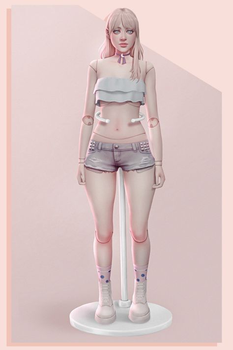 Emmibouquet - I have too many artistic hobbies and doll repaints... Doll Skin Sims 4, Sims 4 Bjd Cc, Ts4 Doll Cc, Sims 4 Cc Doll Dress, Doll Cc Sims 4, Doll Sims 4 Cc, Sims 4 Doll Cc, Artistic Hobbies, Skin Overlay