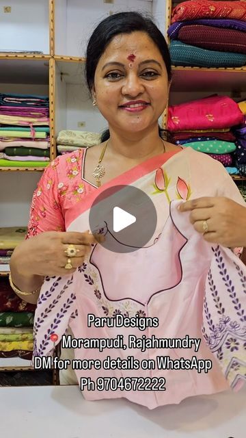 Blouse Designs For Crepe Sarees, Machine Embroidery Blouse Designs, Machine Work Blouse Designs, Machine Embroidery Designs For Blouses, Machine Embroidery Designs For Blouse, Machine Embroidery Blouse, Violet Saree, Pink Contrast, Saree Blouses