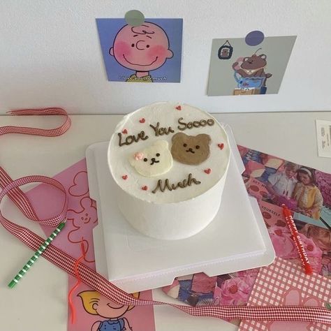 Cute Cake Designs For Boyfriend, Cake Designs For Boyfriend, Cute Cake Designs, Mini Birthday Cake, Birthday Cake Cake, Cake For Boyfriend, Pastel Cakes, Funny Birthday Cakes, Simple Cake Designs