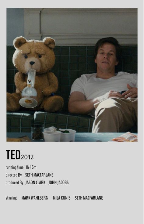 A Walk To Remember Polaroid Poster, Ted Movie Poster, Ted Nugent Poster, Dunkirk Polaroid Poster, Tarkovsky Polaroids, Seth Macfarlane, Mark Wahlberg, Comedy Movies, Night Time