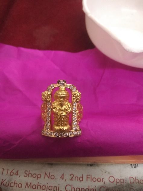 Balaji Pendant, Gents Gold Ring, Gents Rings, Venkateswara Swamy, Small Earrings Gold, Golden Rings, Lord Balaji, Gents Ring, Men Rings