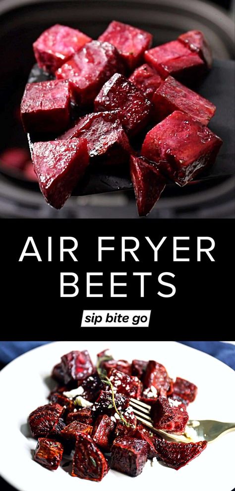 Air Fryer Beets Recipe Airfryer Beets, Beets Recipe Air Fryer, Air Fry Beets, Beet Side Dish, Beets Side Dish, Roast Beets In Air Fryer, Roast Air Fryer, Air Fryer Beets, Salad Topping