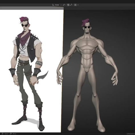 Stylized Male Character, Arcane Anatomy, Male Turnaround, Stylized Character Concept Art, Character Concept Art Sheet, Stylized Character Design, Stylized Reference, Stylized Hands, Stylized Body