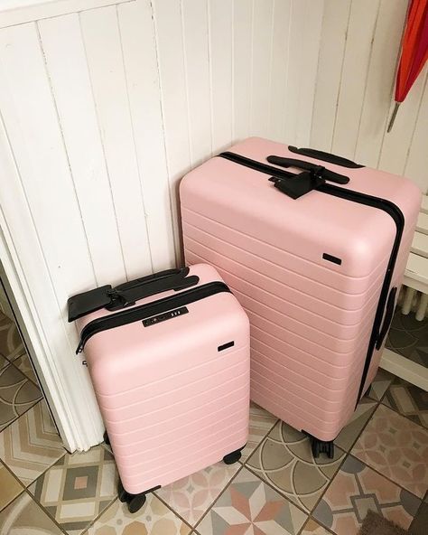 Penyimpanan Makeup, Pink Suitcase, Hard Sided Luggage, Travel Luggage Set, Cute Suitcases, Travel Luggage Suitcases, Cute Luggage, Travel Bag Set, Luggage Bags Travel