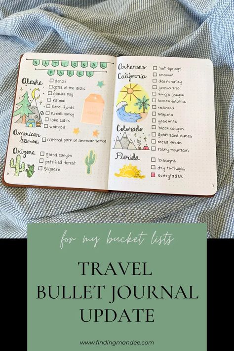 Travel Bullet Journal: A Long Overdue Update - Finding Mandee Iceland Travel Journal, Black Canyon Colorado, Bullet Journal Packing List, Calendar Bullet Journal, Travel Bullet Journal, Bullet Journal Travel Planning, Bullet Journal Voyage, Vacation Diary Travel Journals, Fort Polk