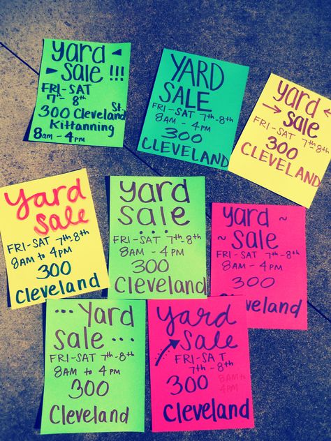 Yard Sale Signs Yard Sale Signs Funny, Yard Sale Ideas, Yard Sale Display, Yard Sale Hacks, Yard Sale Organization, Garage Sale Organization, Garage Sale Tips, Yard Sale Signs, Garage Sale Signs