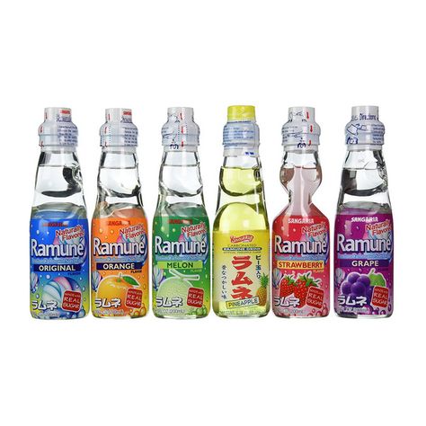 Ramune (Japanese Soda) 6.76 oz Assorted Flavors 6pk - Walmart.com Japanese Soda, Iphone Layouts, Carbonated Soft Drinks, Soda Drinks, Korean Snacks, Japanese Candy, Japanese Snacks, Button Ring, Soda Pop