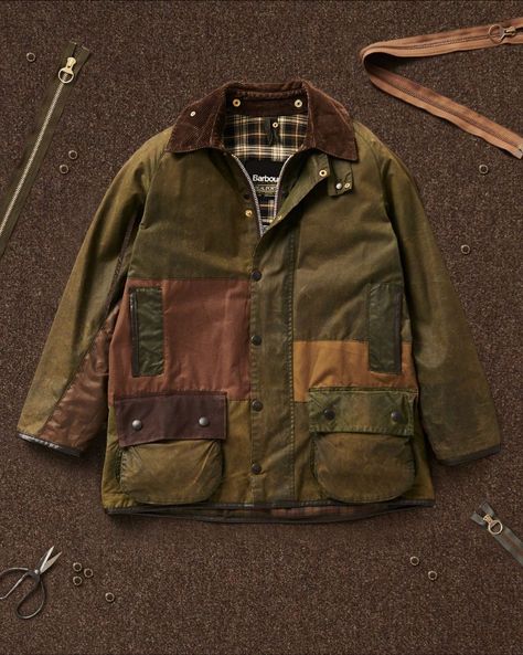 Green Parka Outfit Men, Waxed Jacket Outfit, Parka Outfit Men, Green Parka Outfit, The Machinist, Barbour Beaufort, Parka Outfit, Gentlemen Style, Country Vibes