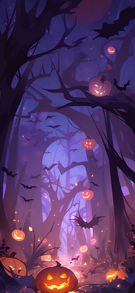 Girly Halloween Lockscreen, Halloween Party Poster Background, Witchy Halloween Background, October Theme Wallpaper, Halloween Lofi Wallpaper, Halloween Art Background, Halloween Themed Wallpaper Iphone, Anime Halloween Backgrounds, Spooky Art Wallpaper