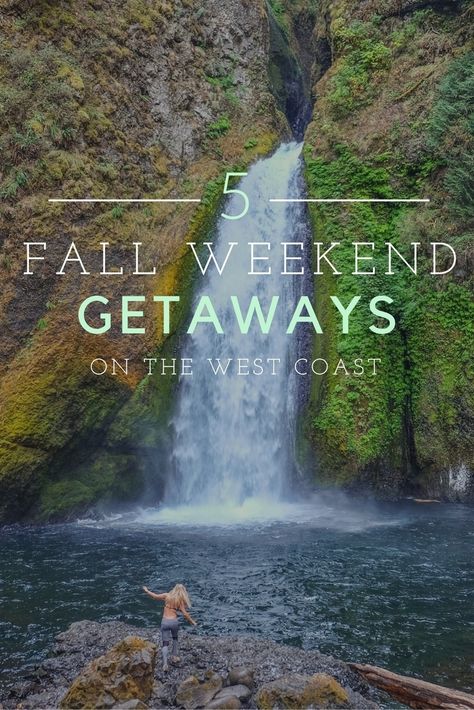 5 Fall Weekend Getaways on the West Coast • The Blonde Abroad Fall Weekend Getaway, West Coast Travel, Fall Getaways, Autumn Weekend, Usa Travel Destinations, Fall Travel, United States Travel, North America Travel, Road Trip Usa