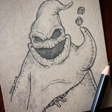 Oogie Boogie 👻 #draw #drawing #sketch #doodle #illustration #art #artwork #fanart #nightmarebeforechristmas #oogieboogie #instaart… Nightmare Before Christmas Drawings, Scary Drawings, Christmas Drawings, Horror Drawing, Tim Burton Art, Creepy Drawings, Dark Art Drawings, Halloween Drawings, Oogie Boogie