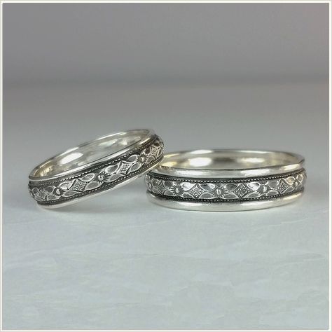 Find the perfect way to symbolize your love with a wedding band tattoo from Amazon. Men’s Silver Wedding Rings, Masculine Engagement Rings Silver, Matching Wedding Bands Silver, Male Engagement Ring Silver, Masculine Engagement Rings, Silver Wedding Rings Men, Wedding Bands Silver, Gold Temporary Tattoo, Vintage Style Men