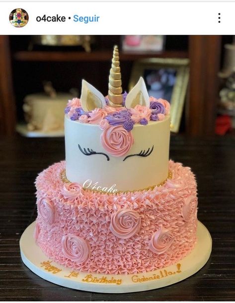 Unicorn 2nd Birthday Cake, Unicorn Birthday Party Cake, Birthday Cakes For Girls, Cakes For Girls, Novelty Birthday Cakes, Unicorn Themed Birthday Party, Unicorn Birthday Cake, Pink Birthday Cakes, 2 Birthday Cake