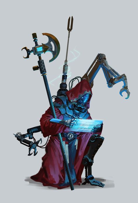 Tech Priest, Fallout Concept Art, Adeptus Mechanicus, 40k Artwork, Avatar Picture, Warhammer 40k Art, Fiction Idea, Warhammer Art, Warhammer 40k Artwork