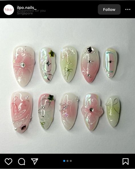 #zicxa-photos #zicxa #images #background #wallpaper #freepik #shutterstock #VN Fairy Nails Coffin, Fairy Core Nails, Fairycore Nails, Fairy Nail Art, Flower Press On Nails, Nail Bling, Pink Chrome Nails, Cute Simple Nails, Pink Chrome