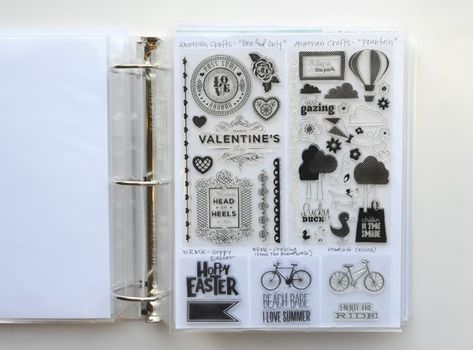 Die Storage, Craft Paper Storage, Craft Storage Organization, My Scrapbook, I Am Lucky, Scrapbook Organization, Stamp Storage, Sticker Organization, Scrapbook Room