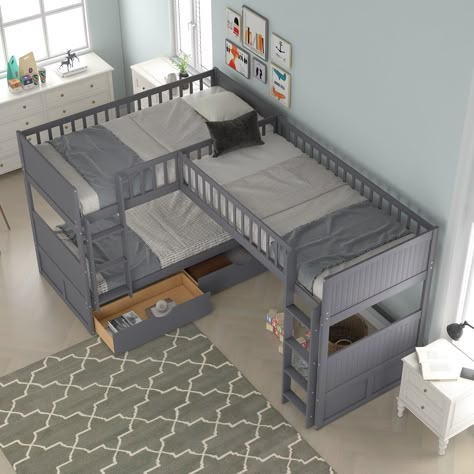 Small shared boys room