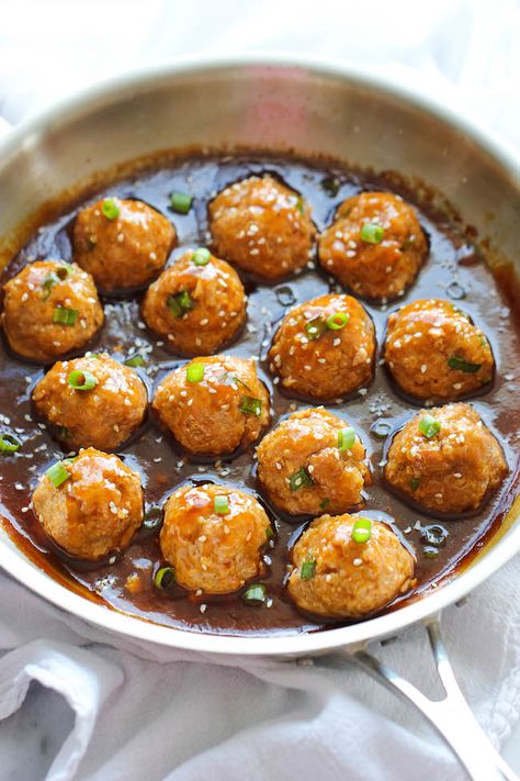 Asian Quinoa Meatballs Quinoa Meatballs, Asian Quinoa, Quinoa Recipes Healthy, Quinoa Healthy, Think Food, Quinoa Recipes, Easy Healthy Recipes, Meatballs, Healthy Dinner