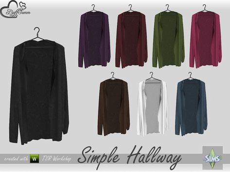 BuffSumm's Simple Hallway Hanging Cloth v3 Sims 4 Cc Hanging Clothes, Sims 4 Hanging Clothes, Sims 4 Hanging Clothes Cc, Sims Closet, Sims 4 Cc Furniture Living Rooms, Sims 4 Clutter, Sims Building, Sims Four, Sims 4 Cc Furniture