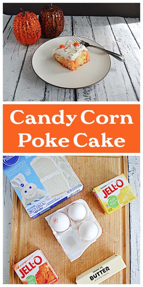 Easy Candy Corn Poke Cake
This fun candy corn cake is made with a box cake mix, orange and lemon Jell-O, and a delicious homemade whipped cream frosting. Candy Corn Cake Ideas, Jordan Recipes, Candy Corn Jello, Cake For Halloween, Candy Corn Cake, Halloween Eats, Recipes Southern, Hokey Pokey, Easy Candy