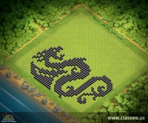 Funny Base #29 - Clash of Clans | Clasher.us Funny Bases, Clash Of Clans Game, Anime Character Names, Dove Cameron, Clash Of Clans, Animal Planet, Visual Design, Baseball Field, Anime Demon