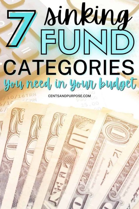 Cash Budget Categories, Savings Binder Categories, Saving Categories, Sinking Funds Printable Free, Sinking Funds Categories, Sinking Fund Categories, Budgeting Plan, Budget 2024, Building Credit