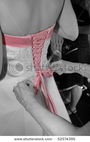 pink corset top, however I would like a white fabric behind the lace Pink And White Weddings, Maroon Wedding, Pink Gown, Blush Wedding Invitations, Stock Photos Woman, Pink Bow Tie, Pink Wedding Dresses, Women Ties, Pink Wedding Flowers