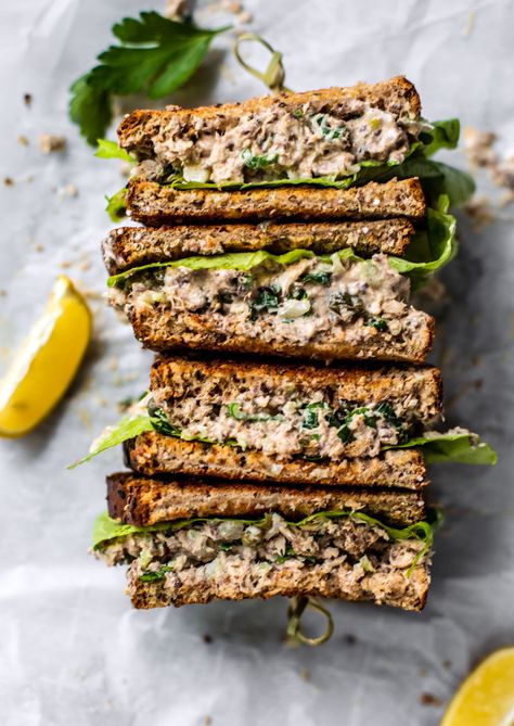 Can Sardine Recipes Ideas, Sardine Recipes Canned, Sardine Salad, Sardine Recipes, Tuna Salad Sandwich, Toasted Bread, Salad Sandwich, Wrap Sandwiches, Fish Dishes