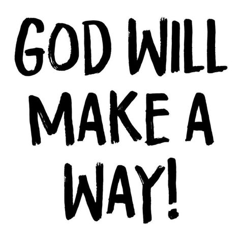 Yes, God will! #Sunday #God God Will Make A Way, Inspirational Quotes God, Inspirational Bible Quotes, Inspirational Prayers, Bible Verses Quotes Inspirational, Bible Quotes Prayer, Biblical Quotes, It Goes On, Bible Encouragement