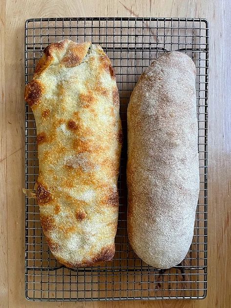 (7) Leftover Pizza Dough? Make Bread 🥖 - by Alexandra Stafford Leftover Pizza Dough, Olive Oil Gelato, Alexandra Stafford, Pizza Dough Bread, Pizza Friend, Asparagus Pizza, Snap Pea Salad, Pickled Cherries, Homemade French Bread