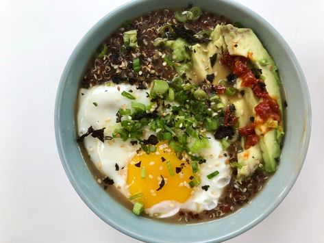 White Quinoa, Turkey Stock, Leftover Turkey, Toasted Sesame Seeds, Sauteed Vegetables, Vegetable Stock, Fried Egg, Healthy Alternatives, Everyday Recipes