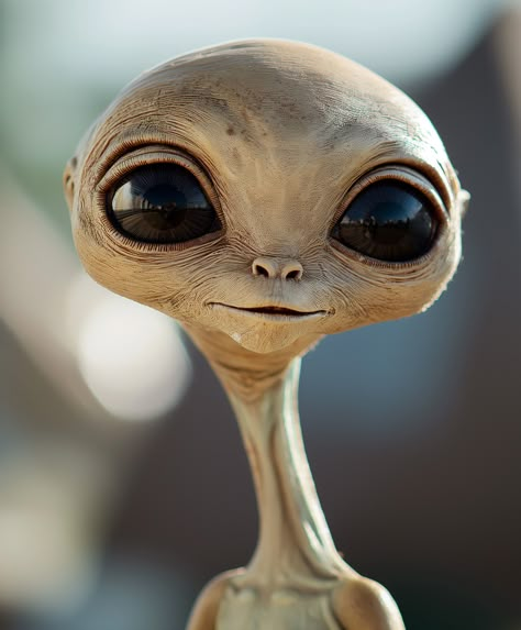 Whimsical Alien Portrait: A Glimpse into Extraterrestrial Life Realistic Alien Concept Art, Real Alien Pictures, Realistic Alien, Alien Photo, Alien Portrait, Alien Pictures, Alien Photos, Alien Encounters, Alien Drawings