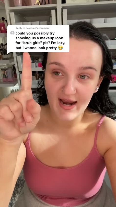 Cute Simple Everyday Makeup, Mikayla Nogueira Makeup Tiktok, How To Look Cute For School, How To Look Cute Without Makeup, White Girl Makeup Tutorial, Before Shower Makeup, How To Make Your Makeup Last All Day, Makeup For Baby Face, Makeup For Work Everyday