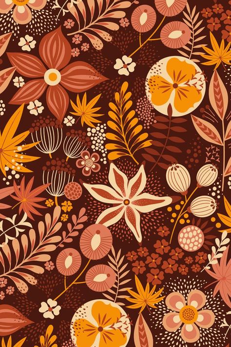 Blooming Illustration, Home Decor Packaging, Ikat Art, Decor Packaging, Halloween Wallpaper Cute, Floral Textile, Iphone Wallpaper Fall, Flowery Wallpaper, Textile Prints Design