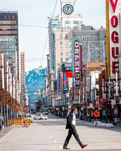 Granville Street, Sunshine Coast, Vancouver, Times Square, Street View, Travel, On Instagram, Instagram