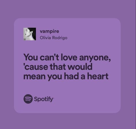 vampire by olvia rodrigo, guts, music lyrics, spotify playlist, vampire aesthetic, olivia rodrigo wallpaper, sour, drivers license, you cant love anyone, cause that would mean you had a heart Aesthetic Olivia Rodrigo Wallpaper, Aesthetic Olivia Rodrigo, Olivia Rodrigo Wallpaper, Olivia Lyrics, Songs That Describe Me, Lyrics Spotify, Vampire Aesthetic, Meaningful Lyrics, Song Lyric Quotes