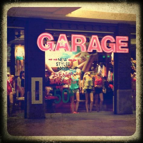 Garage clothing Garage Store Clothing, Reagan Aesthetic, Garage Clothes, Garage Fashion, Garage Store, Garage Clothing, Clothing Stores, 2025 Vision, Christmas Wish