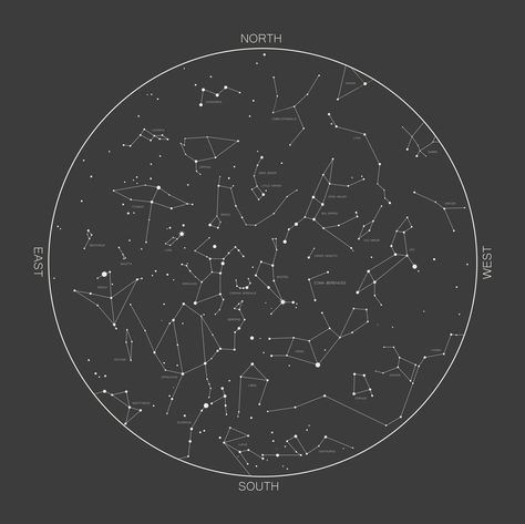 Constellation Map Tattoo, Star Map Aesthetic, Star Map Tattoo, Constellations Map, Astrology Map, Galaxy Map, Circle Monogram Font, Atlas Tattoo, Stars And Constellations