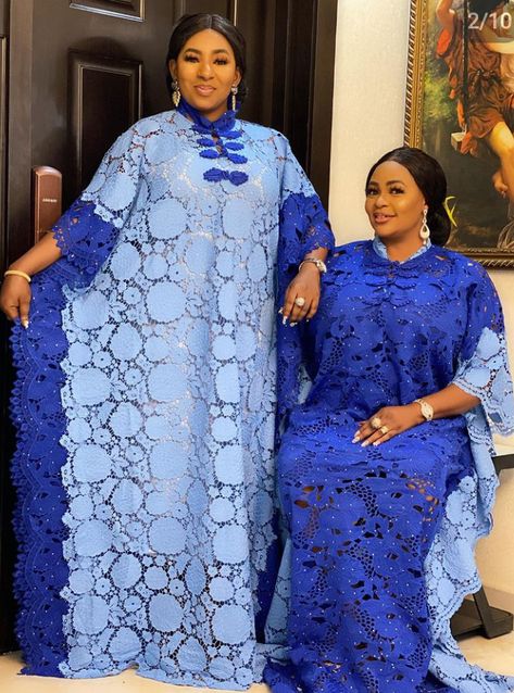 Latest Bubu/Kaftan Style You Should See - Stylish Naija Bubu Lace Gown Styles, Kaftan Styles For Ladies, Latest Bubu Gown Style, Bubu Gown, Sky Blue Colour, Boubou Styles For Women, Kaftan Styles, Bubu Gown Styles, Stylish Naija