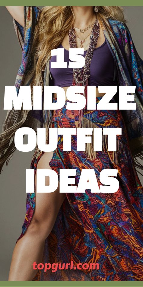 15 Midsize Outfit Ideas Mid Sized Concert Outfit, Hot Mid Size Outfits, Midsize Rock Outfits, Midsize Outfits Going Out, Mid Size Style Inspiration, Midsize Vegas Outfits, Mid Size Skirt Outfit, Midsize Party Outfit, Pub Outfit Night